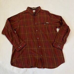 Columbia button down flannel shirt